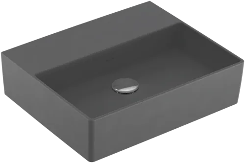 Bild von VILLEROY BOCH Memento 2.0 Waschbecken, 500 x 420 x 140 mm, Graphite CeramicPlus, ohne Überlauf #4A2253I4