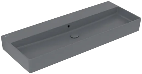 Bild von VILLEROY BOCH Memento 2.0 Waschbecken, 1200 x 470 x 150 mm, Graphite CeramicPlus, mit Überlauf #4A22C6I4