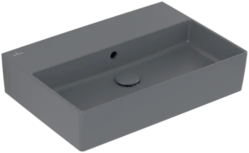 Bild von VILLEROY BOCH Memento 2.0 Waschbecken, 600 x 420 x 135 mm, Graphite CeramicPlus, mit Überlauf #4A2262I4