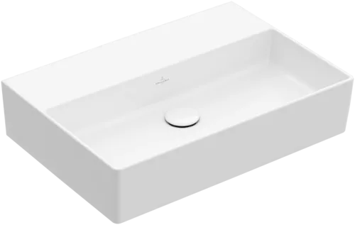 Bild von VILLEROY BOCH Memento 2.0 Waschbecken, 600 x 420 x 135 mm, Weiß Alpin, ohne Überlauf, Unterseite geschliffen #4A226F01