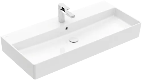 Bild von VILLEROY BOCH Memento 2.0 Waschbecken, 1000 x 470 x 135 mm, Weiß Alpin, mit Überlauf #4A22A501