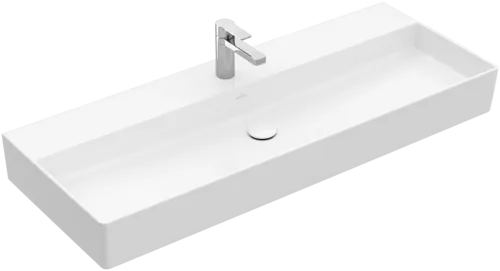 Bild von VILLEROY BOCH Memento 2.0 Waschbecken, 1200 x 470 x 150 mm, Weiß Alpin, ohne Überlauf, Unterseite geschliffen #4A22CH01