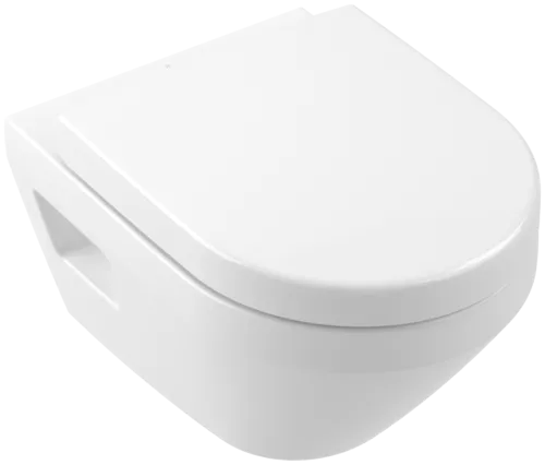 Bild von VILLEROY BOCH Architectura Tiefspül-WC Compact spülrandlos, wandhängend, mit TwistFlush[e³], Weiß Alpin #4687C001