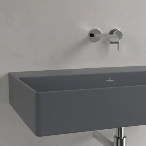 Bild von VILLEROY BOCH Memento 2.0 Waschbecken, 800 x 470 x 140 mm, Graphite CeramicPlus, ohne Überlauf #4A2283I4