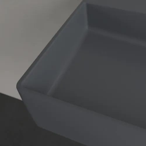 Bild von VILLEROY BOCH Memento 2.0 Waschbecken, 800 x 470 x 140 mm, Graphite CeramicPlus, ohne Überlauf #4A2283I4
