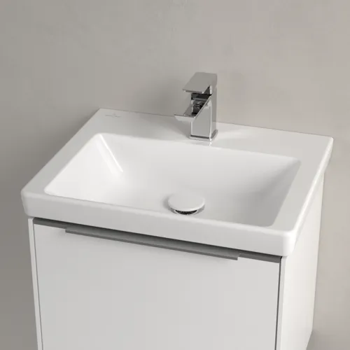 Bild von VILLEROY BOCH Subway 3.0 Handwaschbecken, 500 x 400 x 145 mm, Weiß Alpin CeramicPlus, ohne Überlauf #4370FGR1