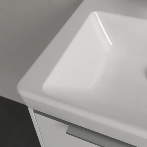 Bild von VILLEROY BOCH Subway 3.0 Handwaschbecken, 500 x 400 x 145 mm, Weiß Alpin CeramicPlus, ohne Überlauf #4370FGR1