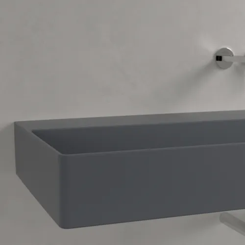 Bild von VILLEROY BOCH Memento 2.0 Waschbecken, 1200 x 470 x 150 mm, Graphite CeramicPlus, ohne Überlauf #4A22C3I4