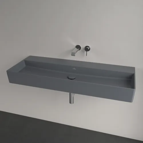 Bild von VILLEROY BOCH Memento 2.0 Waschbecken, 1200 x 470 x 150 mm, Graphite CeramicPlus, ohne Überlauf #4A22C3I4