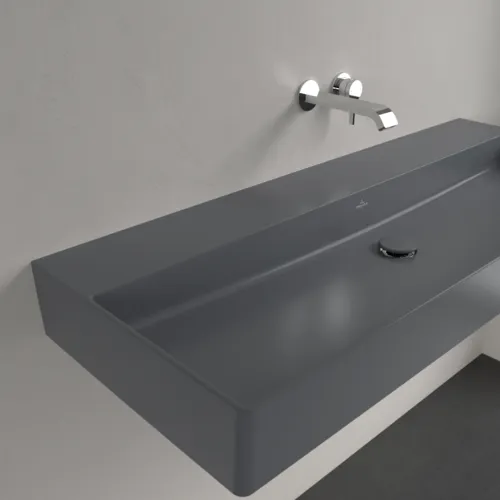 Bild von VILLEROY BOCH Memento 2.0 Waschbecken, 1200 x 470 x 150 mm, Graphite CeramicPlus, ohne Überlauf #4A22C3I4