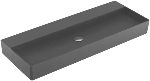 Bild von VILLEROY BOCH Memento 2.0 Waschbecken, 1200 x 470 x 150 mm, Graphite CeramicPlus, ohne Überlauf #4A22C3I4