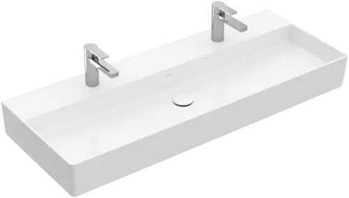 Bild von VILLEROY BOCH Memento 2.0 Waschbecken, 1200 x 470 x 150 mm, Weiß Alpin, ohne Überlauf, Unterseite geschliffen #4A22CG01