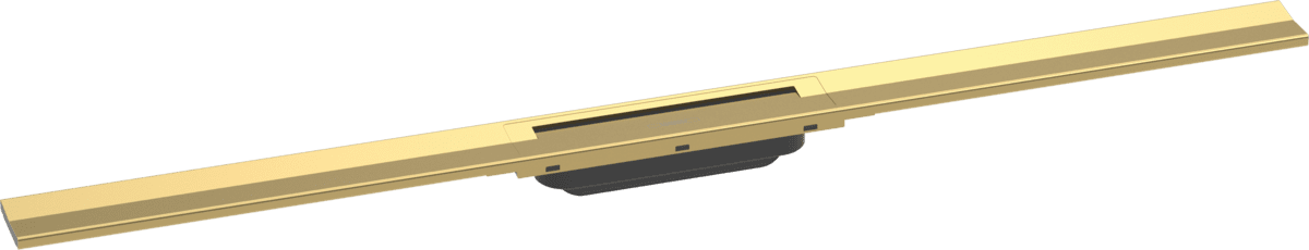 Bild von HANSGROHE RainDrain Flex Fertigset Duschrinne 1000 kürzbar #56046990 - Polished Gold Optic