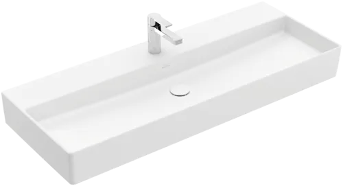 Bild von VILLEROY BOCH Memento 2.0 Waschbecken, 1200 x 470 x 150 mm, Stone White CeramicPlus, ohne Überlauf, Unterseite geschliffen #4A22CHRW