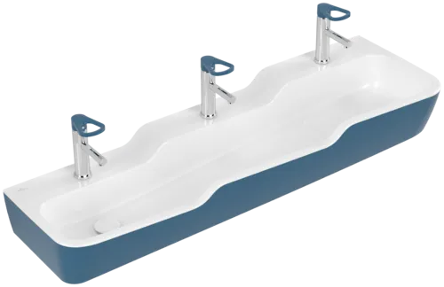 Bild von VILLEROY BOCH O.novo Kids Reihenwaschtisch, 1300 x 430 x 158 mm, Ocean Blue, ohne Überlauf #4A0813BC9A
