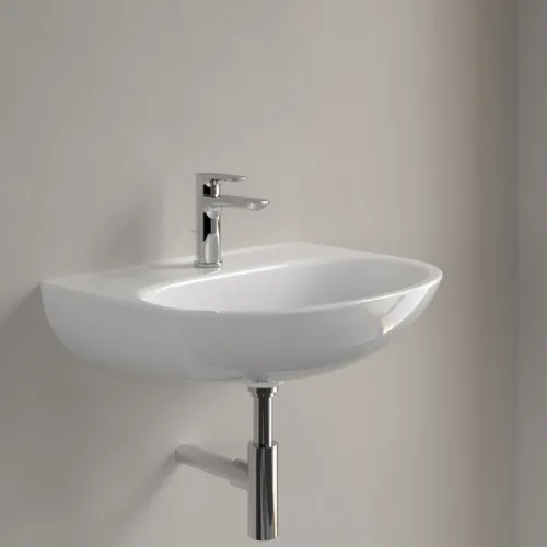 Bild von VILLEROY BOCH O.novo Waschbecken, 600 x 460 x 180 mm, Weiß Alpin, ohne Überlauf #4A406101