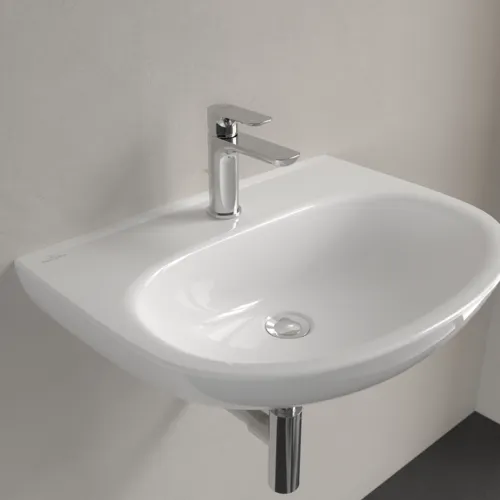 Bild von VILLEROY BOCH O.novo Waschbecken, 600 x 460 x 180 mm, Weiß Alpin, ohne Überlauf #4A406101