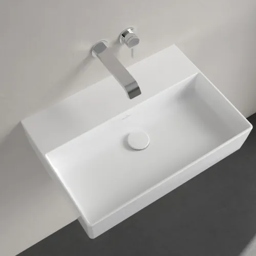 Bild von VILLEROY BOCH Memento 2.0 Waschbecken, 600 x 420 x 135 mm, Weiß Alpin CeramicPlus, ohne Überlauf #4A2263R1