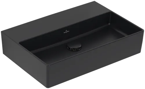 Bild von VILLEROY BOCH Memento 2.0 Waschbecken, 600 x 420 x 135 mm, Pure Black CeramicPlus, ohne Überlauf #4A2263R7