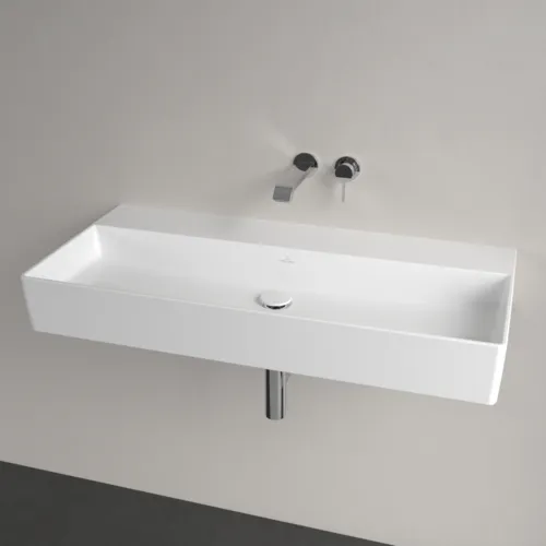 Bild von VILLEROY BOCH Memento 2.0 Waschbecken, 1000 x 470 x 135 mm, Weiß Alpin CeramicPlus, ohne Überlauf #4A22A3R1