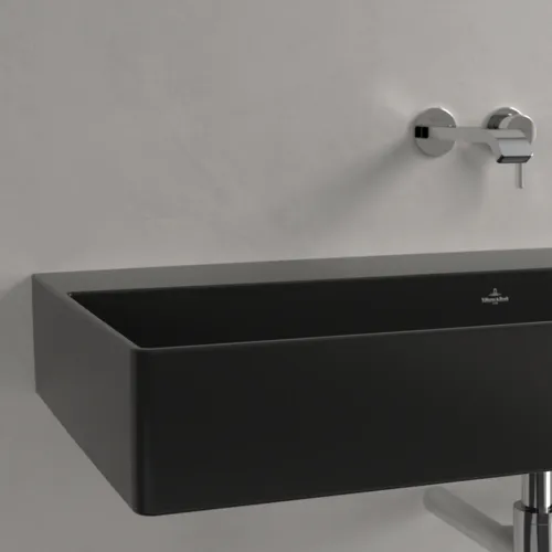 Bild von VILLEROY BOCH Memento 2.0 Waschbecken, 1000 x 470 x 135 mm, Pure Black CeramicPlus, ohne Überlauf #4A22A3R7