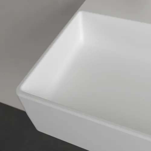 Bild von VILLEROY BOCH Memento 2.0 Waschbecken, 600 x 420 x 135 mm, Stone White CeramicPlus, ohne Überlauf #4A2263RW