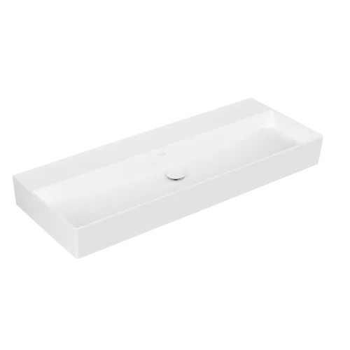 Bild von VILLEROY BOCH Memento 2.0 Waschbecken, 1200 x 470 x 150 mm, Weiß Alpin CeramicPlus, ohne Überlauf, Unterseite geschliffen #4A22CFR1