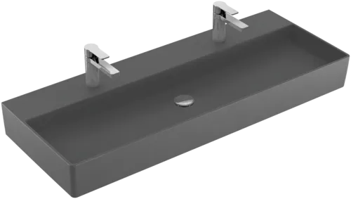 Bild von VILLEROY BOCH Memento 2.0 Waschbecken, 1200 x 470 x 150 mm, Graphite CeramicPlus, ohne Überlauf #4A22C1I4