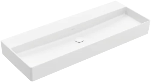 Bild von VILLEROY BOCH Memento 2.0 Waschbecken, 1200 x 470 x 150 mm, Stone White CeramicPlus, ohne Überlauf, Unterseite geschliffen #4A22CFRW