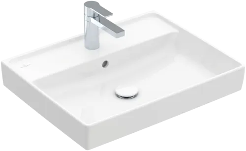 Bild von VILLEROY BOCH Collaro Waschbecken, 600 x 470 x 160 mm, Weiß Alpin, mit Überlauf #4A336001