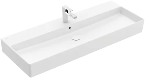 Bild von VILLEROY BOCH Memento 2.0 Waschbecken, 1200 x 470 x 150 mm, Stone White CeramicPlus, mit Überlauf #4A22C5RW
