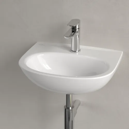 Bild von VILLEROY BOCH O.novo Handwaschbecken, 450 x 360 x 160 mm, Weiß Alpin, ohne Überlauf #43404601