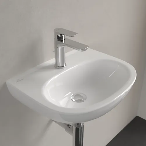 Bild von VILLEROY BOCH O.novo Handwaschbecken, 450 x 360 x 160 mm, Weiß Alpin, ohne Überlauf #43404601