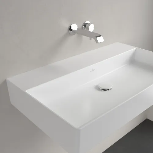 Bild von VILLEROY BOCH Memento 2.0 Waschbecken, 800 x 470 x 140 mm, Stone White CeramicPlus, ohne Überlauf #4A2283RW