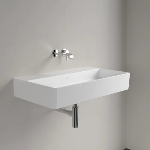 Bild von VILLEROY BOCH Memento 2.0 Waschbecken, 800 x 470 x 140 mm, Stone White CeramicPlus, ohne Überlauf #4A2283RW
