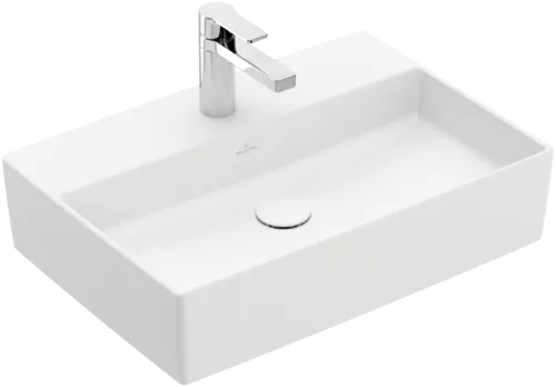 Bild von VILLEROY BOCH Memento 2.0 Aufsatzwaschbecken, 600 x 420 x 140 mm, Stone White CeramicPlus, ohne Überlauf #4A0761RW