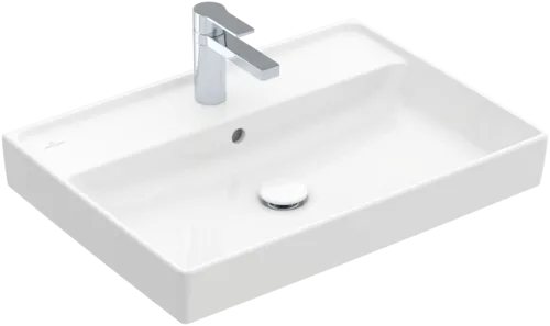 Bild von VILLEROY BOCH Collaro Waschbecken, 650 x 470 x 160 mm, Weiß Alpin CeramicPlus, mit Überlauf #4A3365R1
