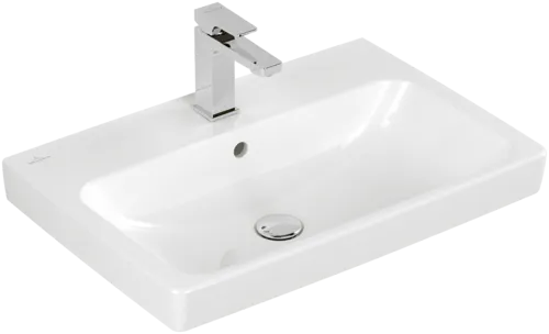 Bild von VILLEROY BOCH Architectura Waschbecken, 650 x 445 x 165 mm, Weiß Alpin CeramicPlus, mit Überlauf, Unterseite geschliffen #4A87KGR1