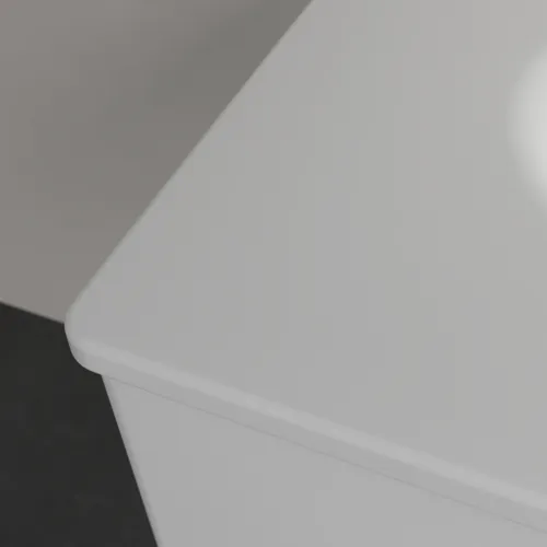 Obrázek VILLEROY BOCH Umyvadlo na skříňku Antao, 800 x 500 x 150 mm, Stone White CeramicPlus, se skrytým přepadem #4A7584RW