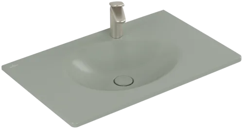 Bild von VILLEROY BOCH Antao Schrankwaschtisch, 800 x 500 x 150 mm, Morning Green CeramicPlus, mit verdecktem Überlauf #4A7584R8