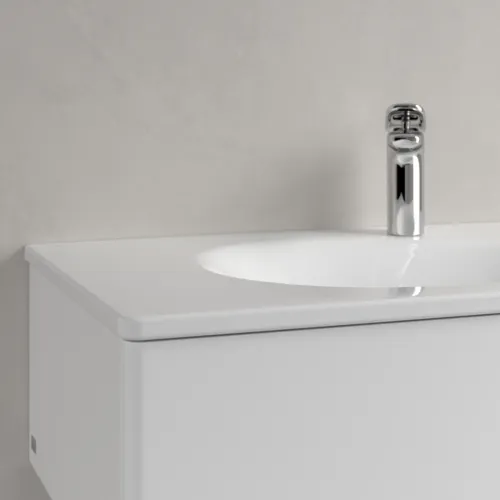 Bild von VILLEROY BOCH Antao Schrankwaschtisch, 800 x 500 x 150 mm, Weiß Alpin CeramicPlus, mit verdecktem Überlauf #4A7584R1