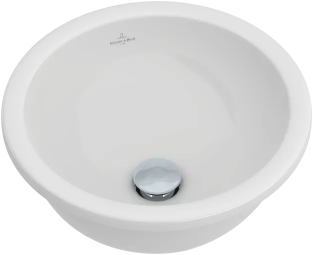 Bild von VILLEROY BOCH Loop & Friends Unterbauwaschbecken, 330 x 330 x 190 mm, Weiß Alpin, ohne Überlauf, Außenseite glasiert #61813301