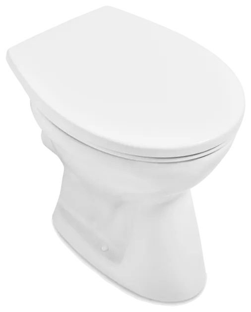 Bild von VILLEROY BOCH O.novo Tiefspül-WC spülrandlos, bodenstehend, mit DirectFlush, Pergamon CeramicPlus #7618R0R3