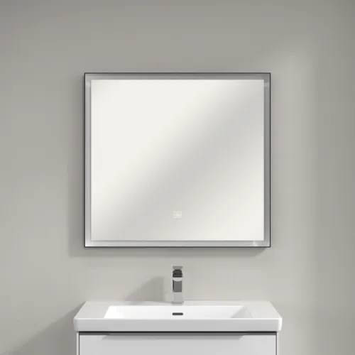 Bild von VILLEROY BOCH Subway 3.0 Spiegel, mit Beleuchtung, 800 x 750 x 47,5 mm #A46380BC