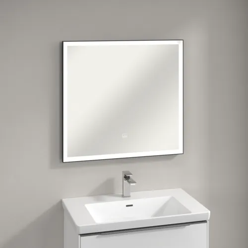 Bild von VILLEROY BOCH Subway 3.0 Spiegel, mit Beleuchtung, 800 x 750 x 47,5 mm #A46380BC