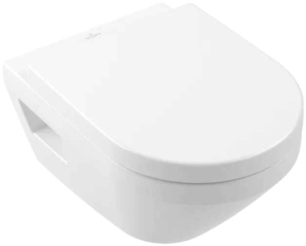 Bild von VILLEROY BOCH Architectura Combi-Pack, wandhängend, mit TwistFlush[e³], Weiß Alpin #5684CL01