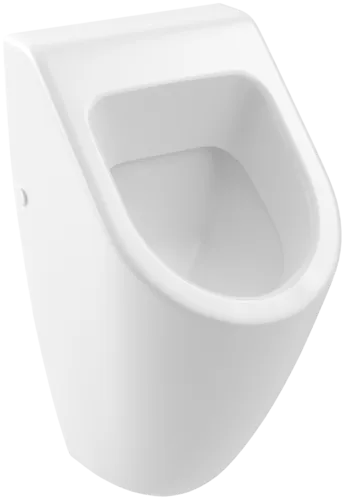 Obrázek VILLEROY BOCH Podlahový sací pisoár, bez víka, skrytý přívod, 285 x 315 mm, Stone White CeramicPlus #751300RW