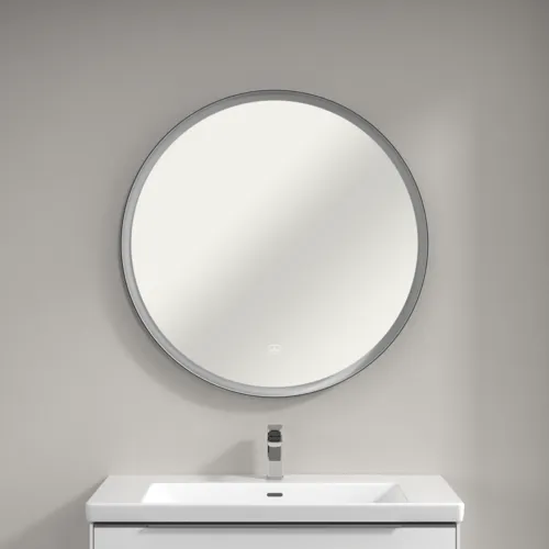 Bild von VILLEROY BOCH Subway 3.0 Spiegel, mit Beleuchtung, 910 x 910 x 45 mm #A46491BC
