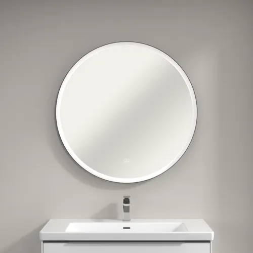 Bild von VILLEROY BOCH Subway 3.0 Spiegel, mit Beleuchtung, 910 x 910 x 45 mm #A46491BC