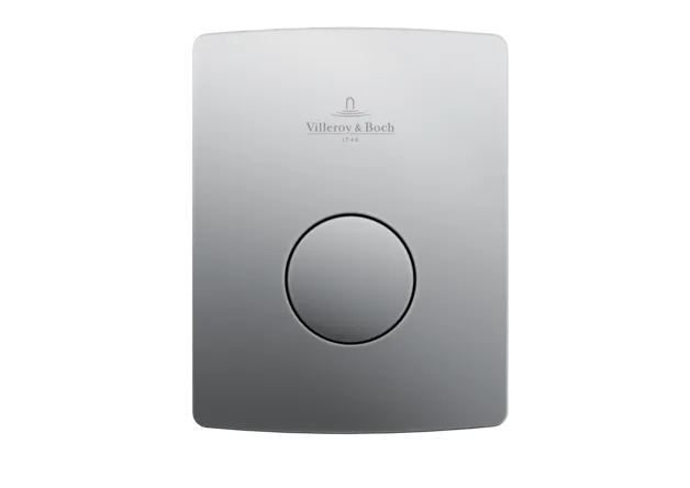 Bild von VILLEROY BOCH ViConnect Installationssysteme Urinal-Betätigungsplatte 100SU, 1-Mengen-Spülung, Chrom Edelmatt #92194469